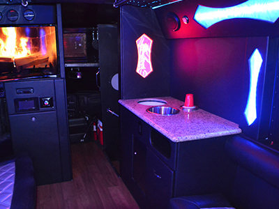 Phoenix party bus interior